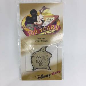 ♪ ディズニーストア 100 years of Dreams #44 Oogie Boogie 1993 ウギー・ブギー ピンバッジ 2001年 新品