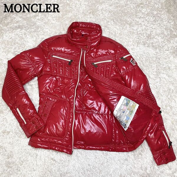 MONCLER モンクレール ダウンジャケット メンズ レディース レッド 赤 S
