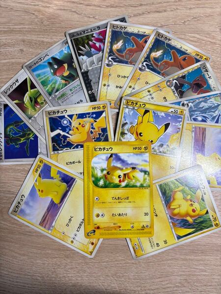 希少! ポケモンカード ピカチュウ ヒトカゲデルタ種 ラティオスデルタ種 レックウザプロモ 他 引退品