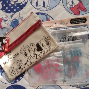 ディズニー 101匹わんちゃん Wジッパーケース&ジッパーバッグセット
