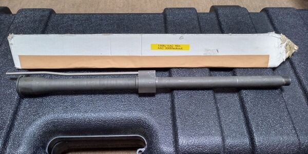 IRON AIRSOFT 300BLK KAC 16インチ スチールアウターバレル GHKガスブロック GBBR VFC WA