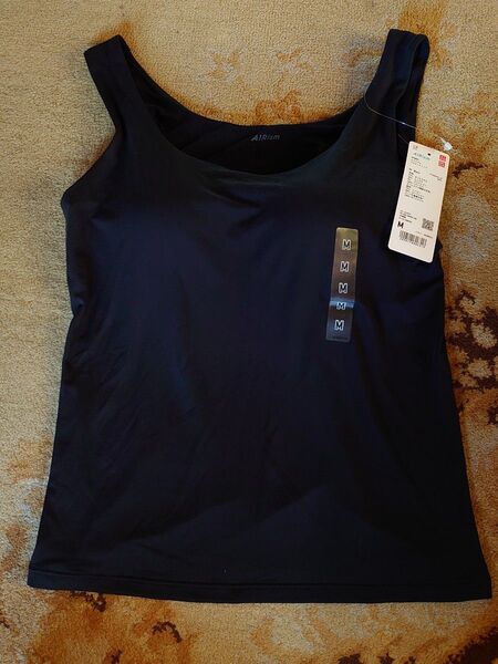 新品美品 UNIQLO エアリズムブラトップ M ブラック ユニクロ AIRism