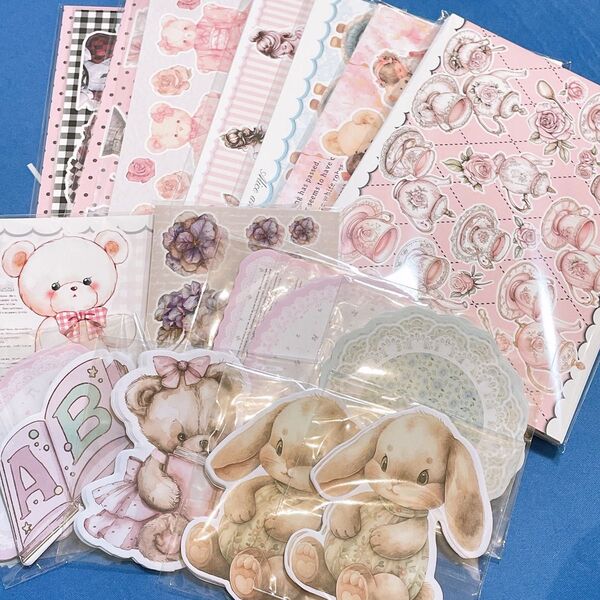 ゆめかわ工房 様 コラージュペーパー&メモ まとめ売り