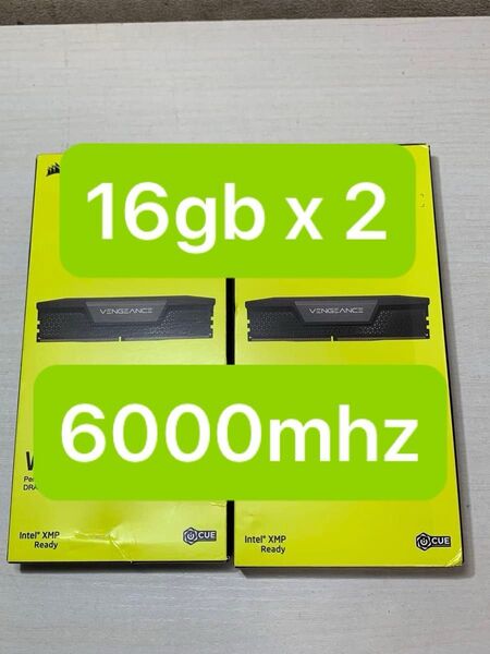 CORSAIR VENGEANCE DDR5 6000mhz 32GB ( 16GB x 2 )
