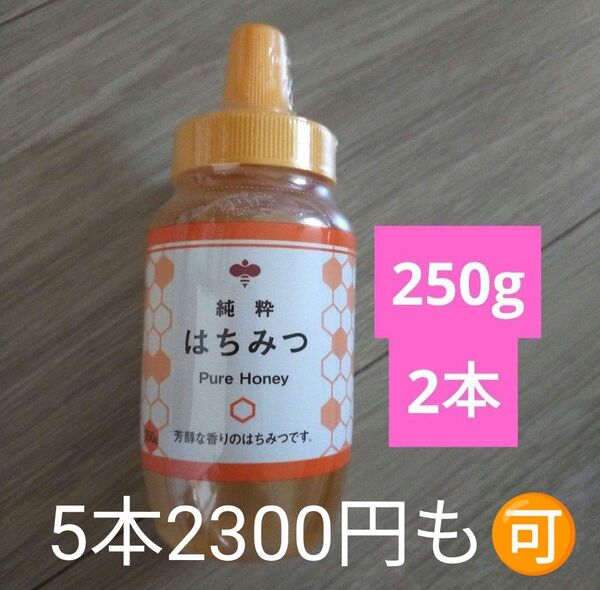 純粋はちみつ 蜂蜜 2本