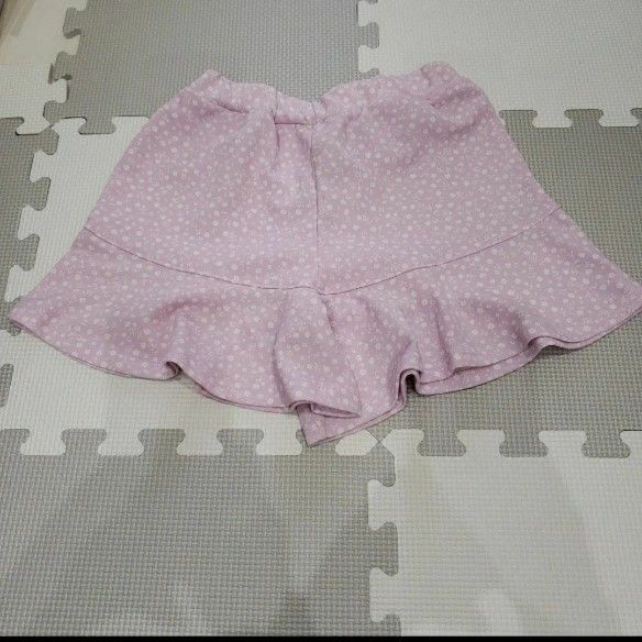 キッズ 130 ショートパンツ 花柄 ピンク 花柄 ボトムス パンツ 女の子