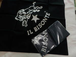  new goods unopened IL BISONTE Il Bisonte bandana rare old design navy blue domestic company store buy goods 