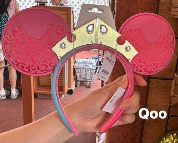 香港ディズニー オーロラ カチューシャ リバーシブル 新品タグ付き 香港ディズニーランド 眠れる森の美女