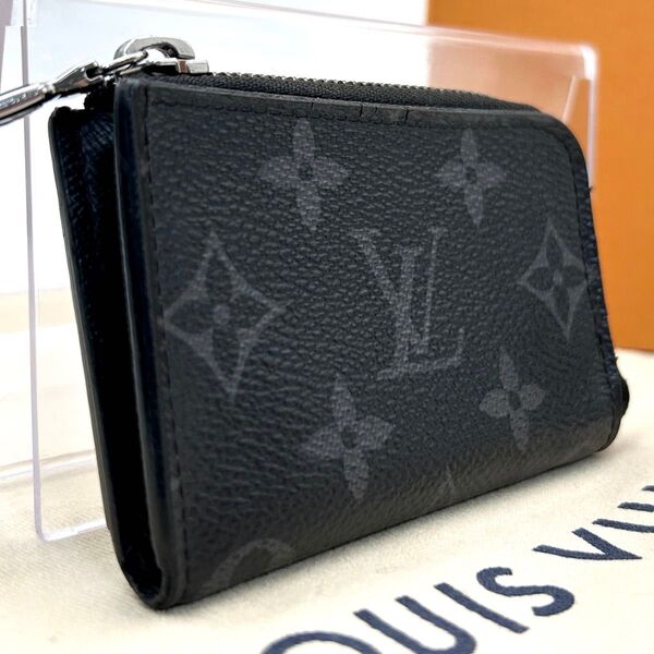 LOUIS VUITTON ルイヴィトン モノグラムエクリプス ポルトモネジュール コインケース 小銭入れ ブラック レザー