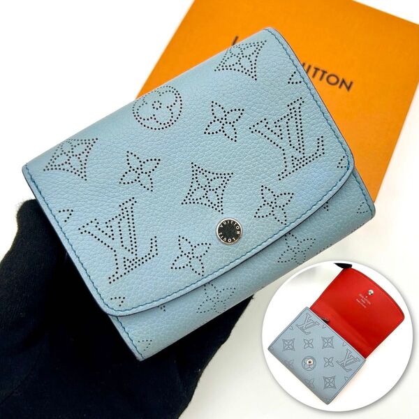 【箱・袋付】LOUIS VUITTON ルイヴィトン ポルトフォイユ イリス コンパクト M67406 二つ折り財布 マヒナ