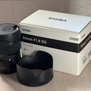 極上美品 シグマ(Sigma) レンズ 50mm F1.4 DG HSM Art Canon キヤノン EFマウント 単焦点
