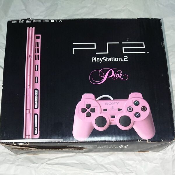 ◆PS2 本体 ピンク 付属品完備 美品 プレイステーション2 scph-77000 pk pink