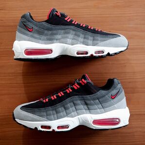 NIKE AIR MAX 95 Essential グレー レッド 27.0