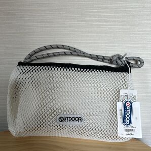 OUTDOOR PRODUCTS メッシュ巾着バッグ ホワイト 新品未使用