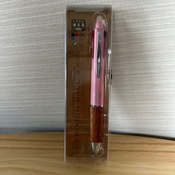 PILOT フリクションボール3 ウッド 0.5mm ピンク