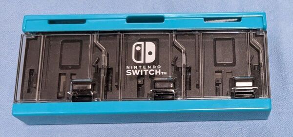 プッシュカードケース6 for Nintendo Switch ネオンブルー HORI