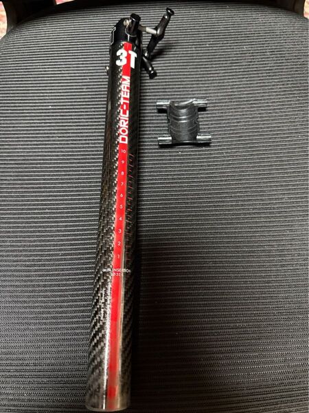 3T DORIC -TEAM カーボンシートポスト 31.6 オフセット0mm
