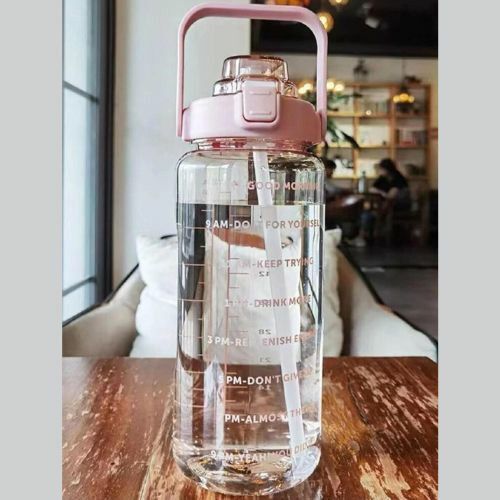 1000ml 大容量 1L グラデーション プラスチック水筒 ポータブル スポーツボトル 男女兼用84787