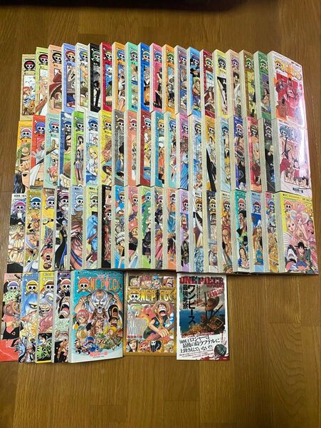 ワンピースの1〜67巻(21.22.23巻はありません)