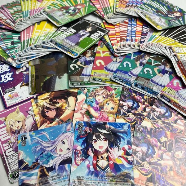 ヴァイスシュバルツ カード ウマ娘 プリティーダービー R RR RRR SR 後攻マーカー 計99枚