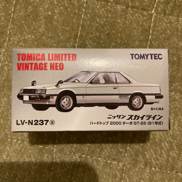 LV-N237a 日産スカイライン 2000ターボ GT-ES (白) (1/64スケール トミカリミテッドヴィンテージNEO
