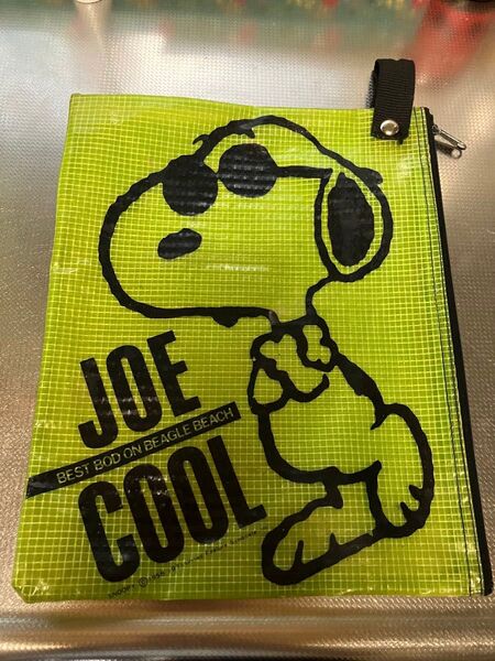 SNOOPY スヌーピー ピーナッツ JOE COOL ビニールポーチ