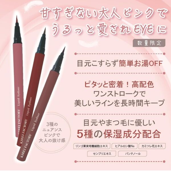 キレイファクトリー リキッドアイライナー 01