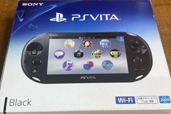 早い者勝ち!Sony PS Vita PCH-2000 本体 ブラック 箱有 PCH-2000
