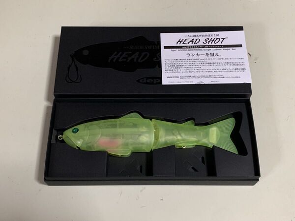 デプス スライドスイマー 250 ヘッドショット メイアンチャート