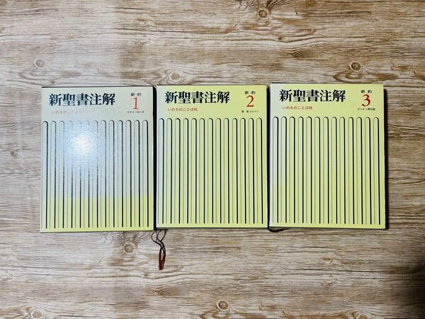 新聖書注解 新約 1.2.3 セット いのちのことば社