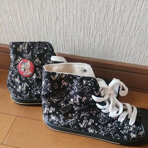 トムとジェリー ハイカットスニーカー(24cm)