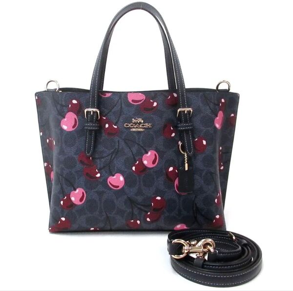 COACH コーチ ミニベネットサッチェル 2wayバッグ チェリーダークチェリーハンドバッグ新品・未使用