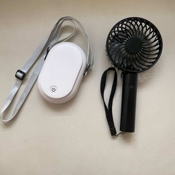 【ジャンク品】ハンディファン 扇風機 USB充電 携帯扇風機 ポータブル