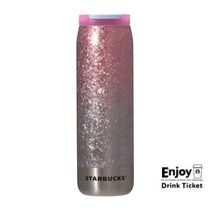 Starbucks★スターバックス★カンシェイプステンレスボトル★クラックパープルグラデーション★473ml