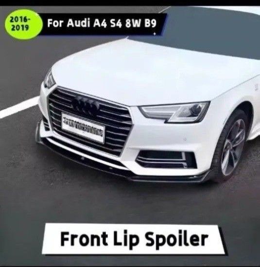 未使用 リップスポイラー アウディa4s4s-lineセダン/avant/allroad 2017-2019用 アンダー フロント