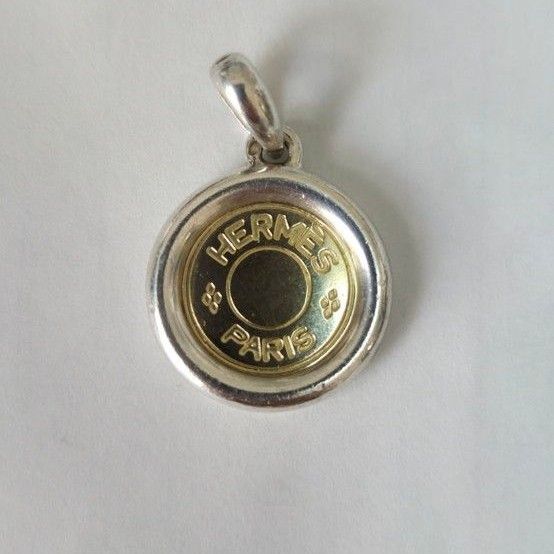 HERMES エルメス ペンダント トップ セリエ クルードセル K18YG/シルバー 925 Pendant