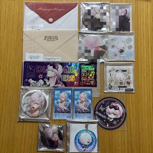 逆巻 スバル DIABOLIK LOVERS BLACK×CHERRY BLOSSOMS メッセージ入りホロ缶 他