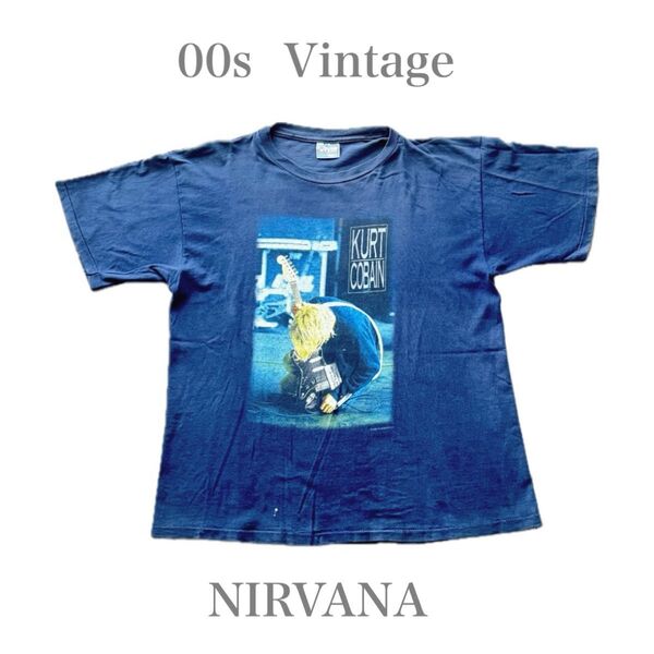 00s Kurt Cobain ヴィンテージ Tシャツ カートコバーンニルヴァーナ NIRVANA 追悼 当時物 バンド 90s