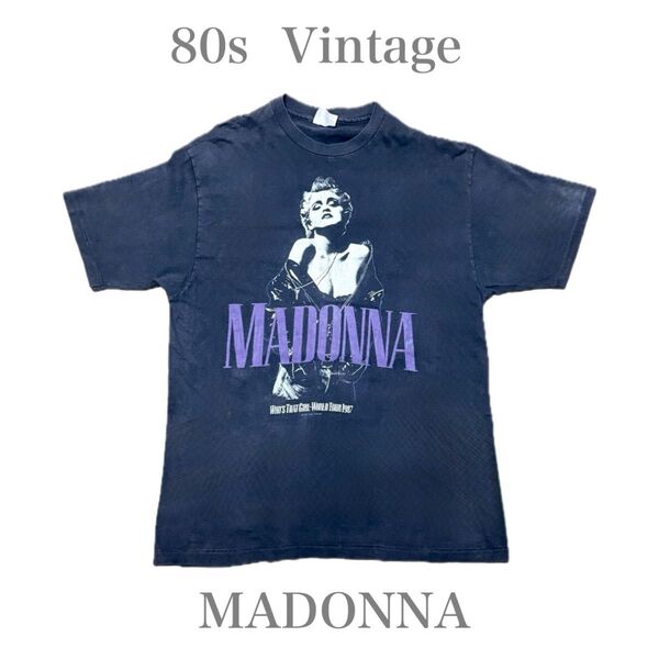 激レア 80s 当時物 Madonna ヴィンテージ Tシャツ マドンナ 90s SADE Bjork Vintage キムタク