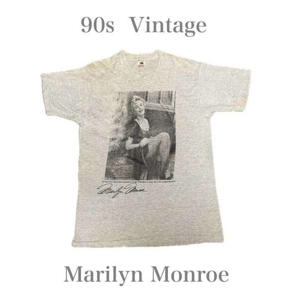 激レア 90s マリリンモンロー ヴィンテージ Tシャツ 当時物 マドンナ フォト photo 当時物 SADE Madonna