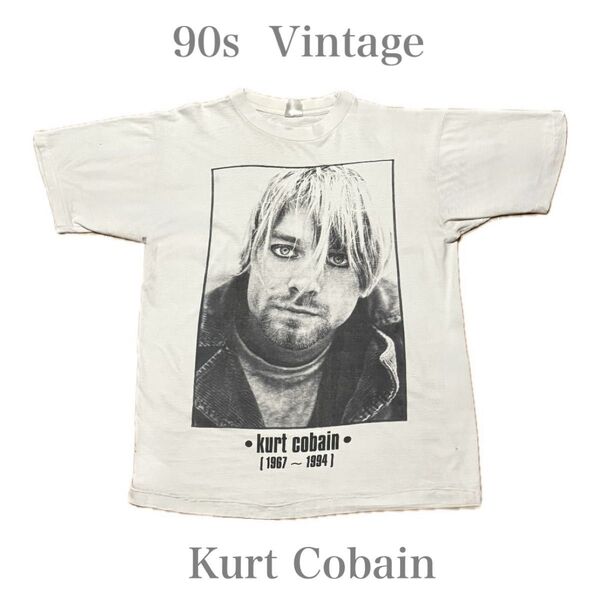 スペシャル90sカートコバーン追悼ヴィンテージTシャツ当時物Kurt CobainニルヴァーナNIRVANAユーロ激レアバンド