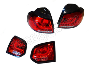 Volkswagen VW ゴルフ6 Golf Ⅵ (5K型) LED テールランプ/ライト フォグランプ付き 左右 5K0945093 5K0945094 5K0945095 5K0945096 未使用