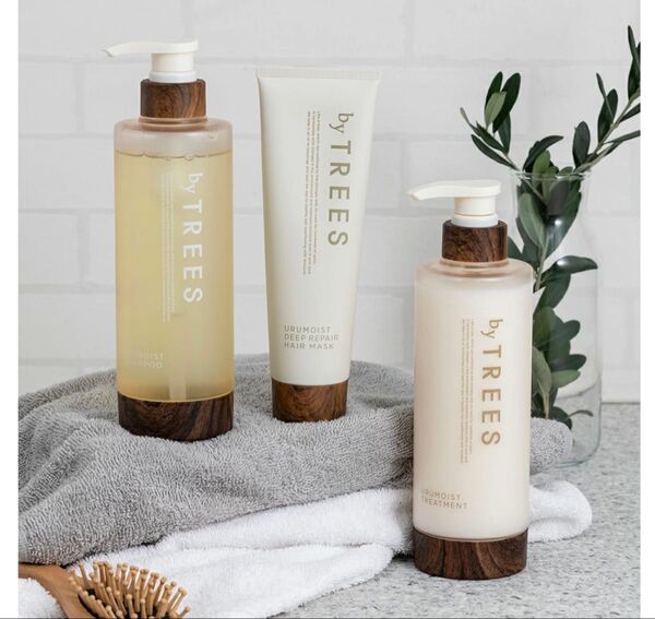 byTREES バイツリーズ うるモイストシャンプー+トリートメント+ディープリペアヘアマスク 3点セット