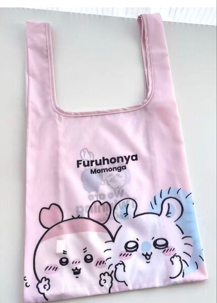 ちいかわ エコバッグ(ピンク)モモンガ