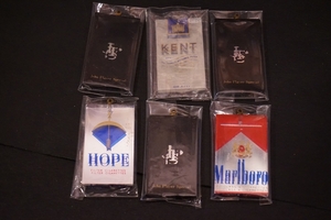昭和 レトロ たばこ パッケージ プレート 6点 未使用品 ノベルティ タバコ マルボロ JPS HOPE