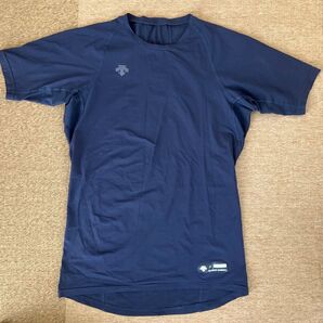 DESCENTE デサント 野球 アンダーシャツ ネイビー 半袖