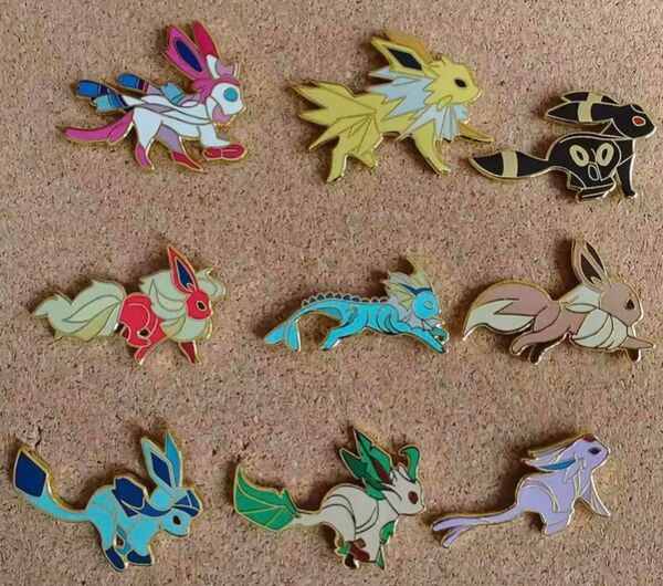 ポケットモンスター ピンズ ピンブローチ ピンバッジ ブイズ イーブイフレンズ ポケモン Pokemon セット売り 9点