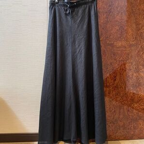 ワールド リネン スカート