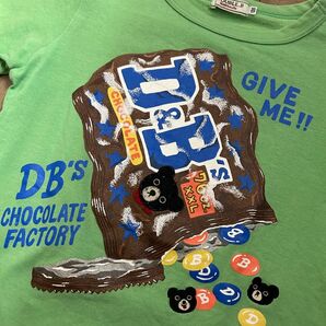 DOUBLE.B チョコレートファクトリー Tシャツ 120㎝ グリーン ミキハウス 綿100