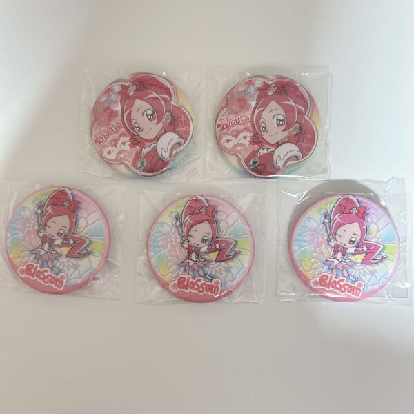 プリキュア ハートキャッチプリキュア ハトプリ 中国 缶バッジ 缶バ キュアブロッサム ブロッサム 花咲つぼみ